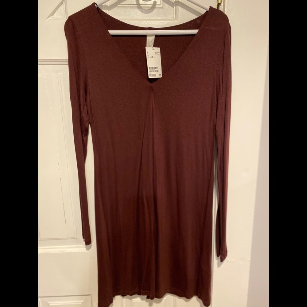 H&M long sleeve cotton dress